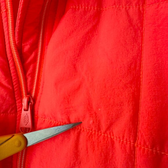 NWT Free People Pippa Packable Puffer Jacket Neon Coral FP Movement Medium - Picture 5 of 12
